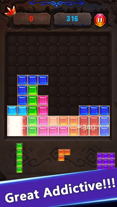 Block Crush Puzzle Solved screenshot 1