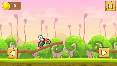 Robot Blue Cat Moto Racing screenshot 2