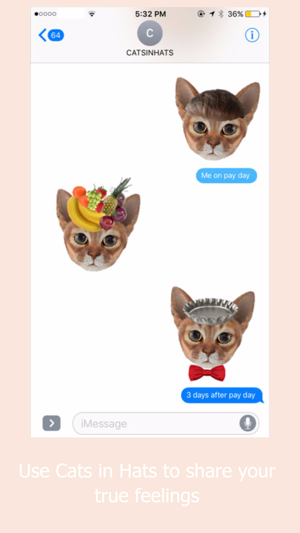 Cats in Hats Emoji Keyboard(圖2)-速報App