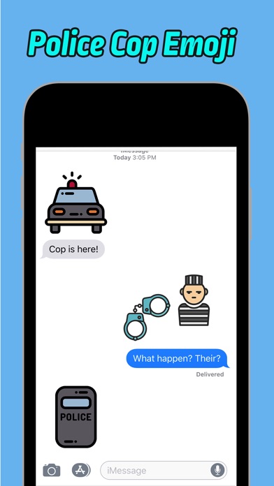 Police Cop Emoji screenshot 3