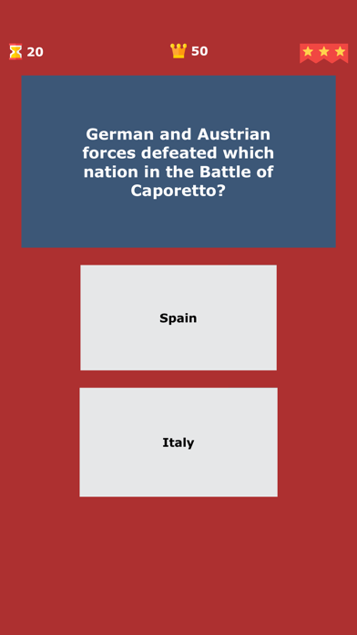 World War 1 Trivia - WWI Quiz screenshot 4