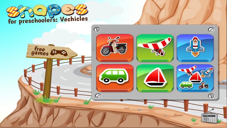 Preschoolers Shapes: Vehicles