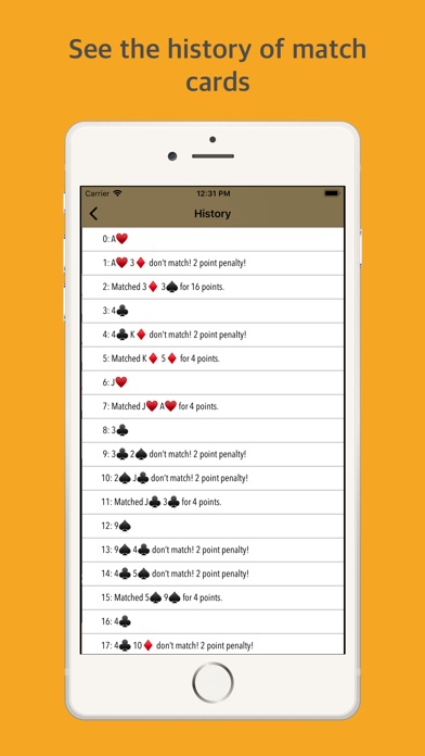Cards and pair - Matchismo screenshot 2