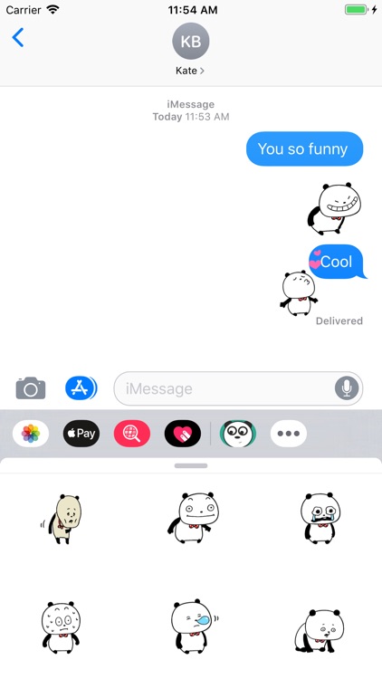 ملصقات باندا للمراسلة