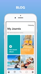 Journi Blog: Travel Journal Captura de tela 1