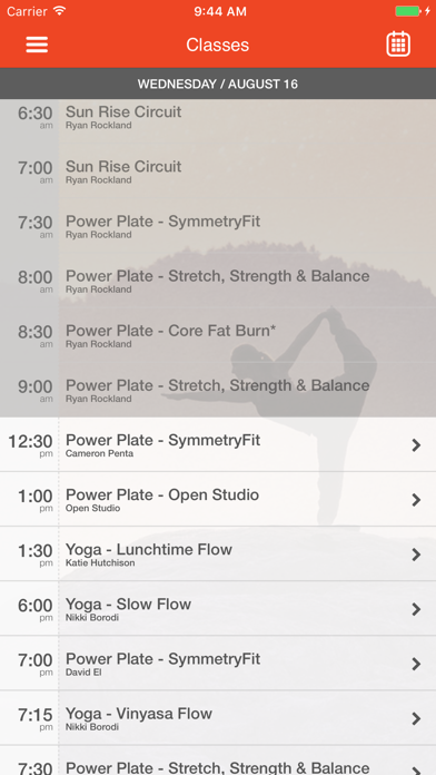 Symmetry Yoga Studio screenshot 3