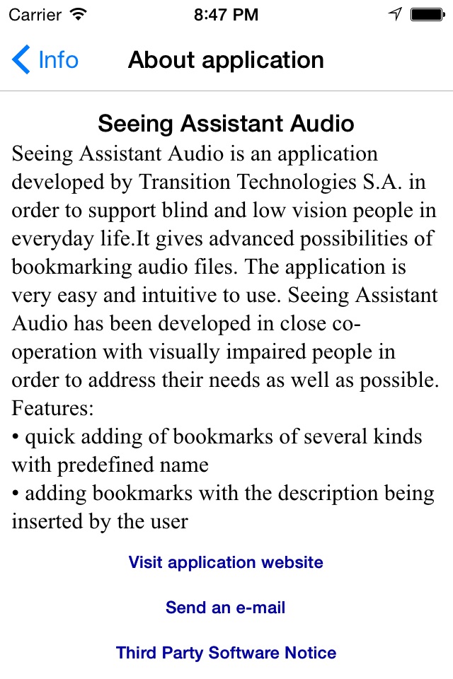 Seeing Assistant Audio screenshot 4