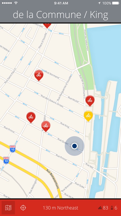 Montreal Bikes — A One-Tap Bixi Bike App screenshot-3