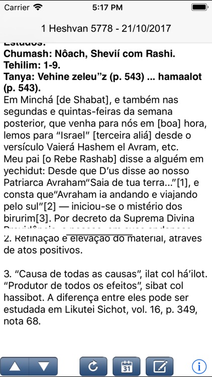 Hayom Yom em português screenshot-4