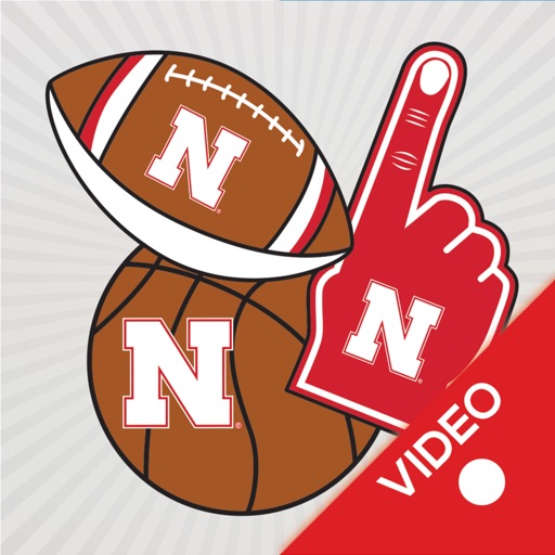 Nebraska Cornhuskers Animated Selfie Stickers icon