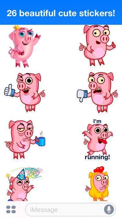 Pig Willie - Cute stickers