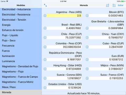 Converter of Units screenshot 4