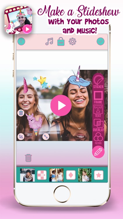 Unicorn Video Maker with Music screenshot-3