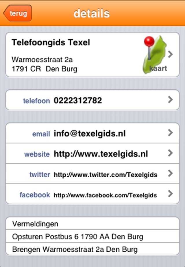 Texelgids screenshot 3