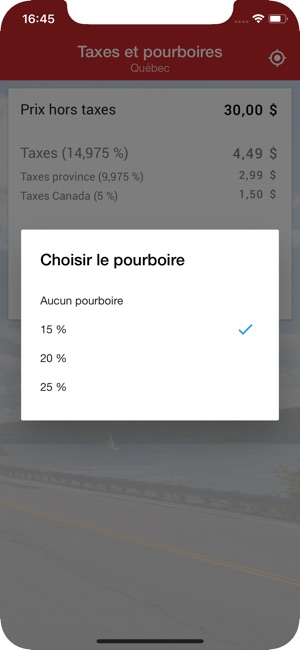 Taxes et pourboires au Canada(圖3)-速報App