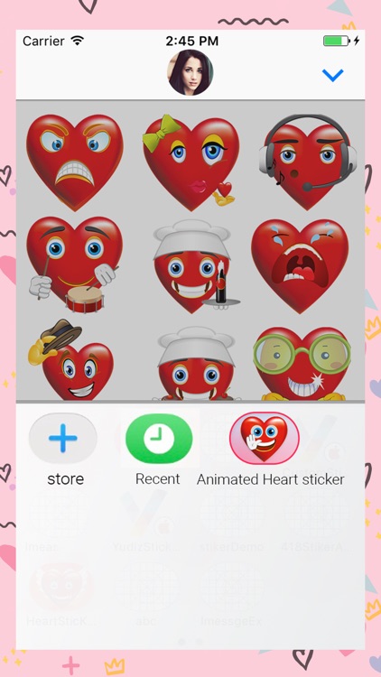 Heart Gif : Animated Sticker screenshot-3