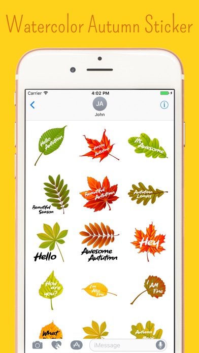 Animated Autumn Season Sticker screenshot 2