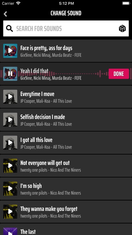 TuneMoji Share GIFs with Music screenshot-3