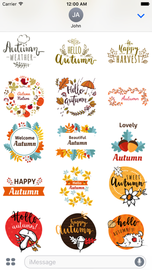 Autumn Greetings - Say it With Beautiful Stickers(圖3)-速報App