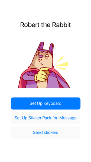 Robert the Rabbit – Stickers & Emoji(圖5)-速報App