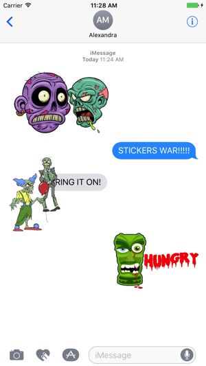 Zombify Me Now! Zombie Emoji Stickers(圖4)-速報App