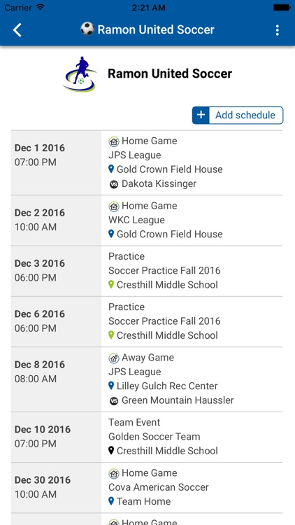 Thapos - Sports Management App