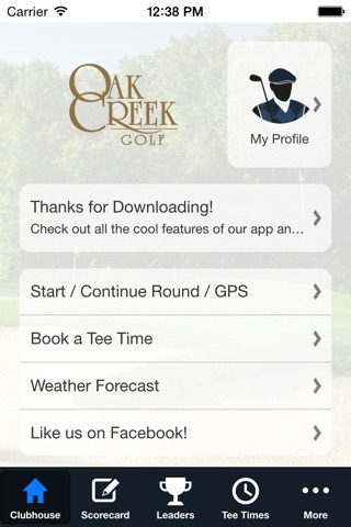 Oak Creek Golf Club screenshot 2