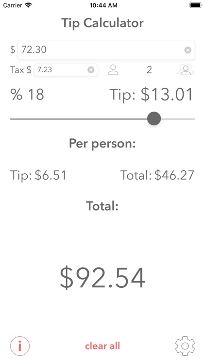 Tip Calculator Helper