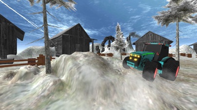 Offroad Snow Tractor Simulator screenshot 3