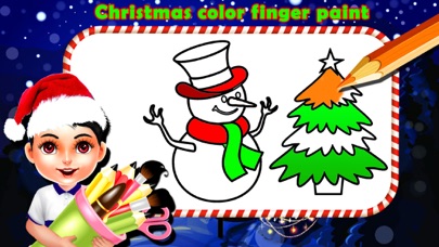 Christmas Color Finger Paint screenshot 3