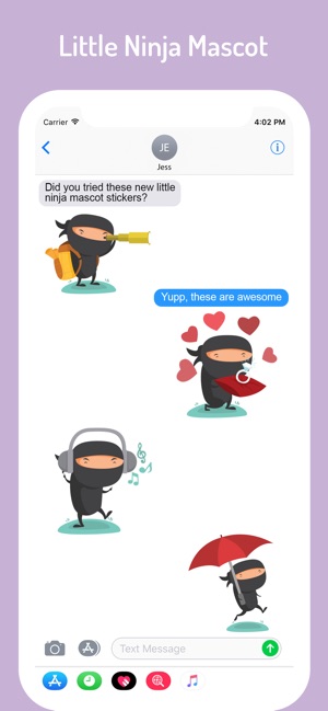 Little Ninja Stickers(圖3)-速報App