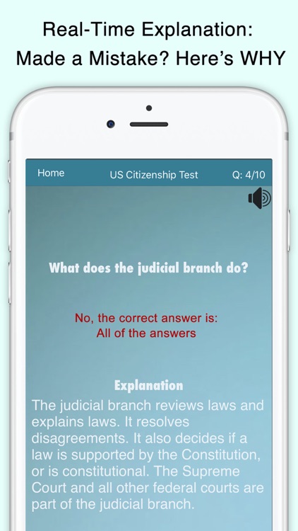 Citizenship Test with Audio