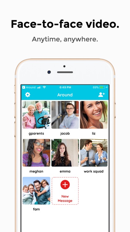Around video walkie talkie