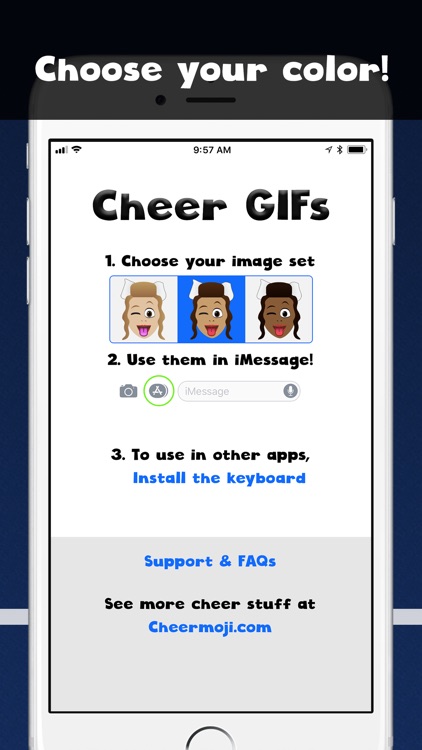 Cheer GIFs Cheerleading Emojis
