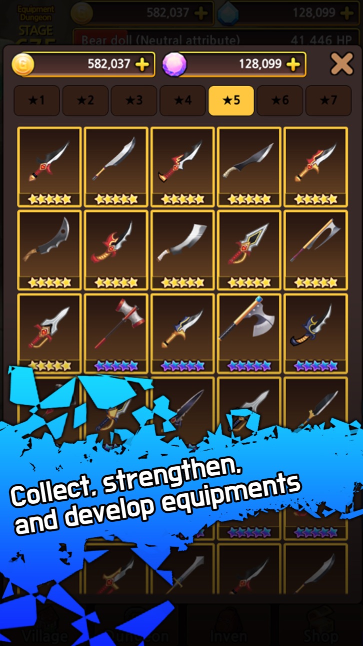 Sword Knights ( Idle RPG ) Hack screenshot 3 - iOS game interface