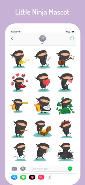 Little Ninja Stickers(圖1)-速報App