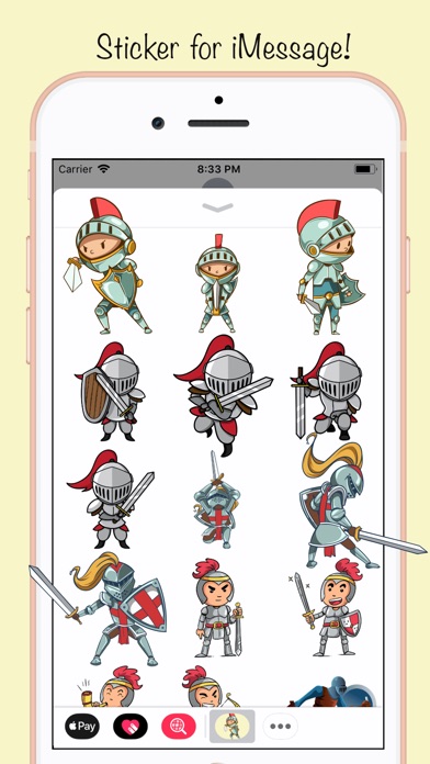 Royal Warrior Stickers screenshot 3