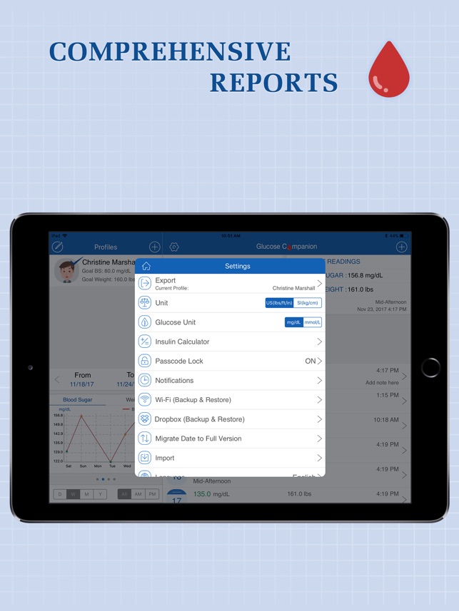 Glucose Companion for iPad(圖4)-速報App