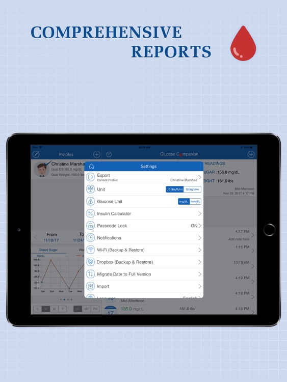 Glucose Companion for iPad screenshot-3