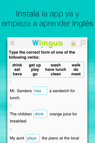 Wlingua: Aprende inglés screenshot 4