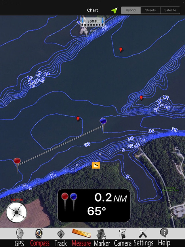 Chickamauga GPS Charts Pro(圖4)-速報App