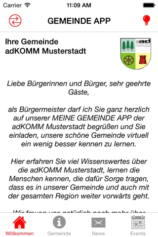 Meine Gemeinde App screenshot 2