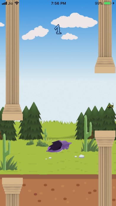 Flappy Bat Chasing Bee screenshot 3