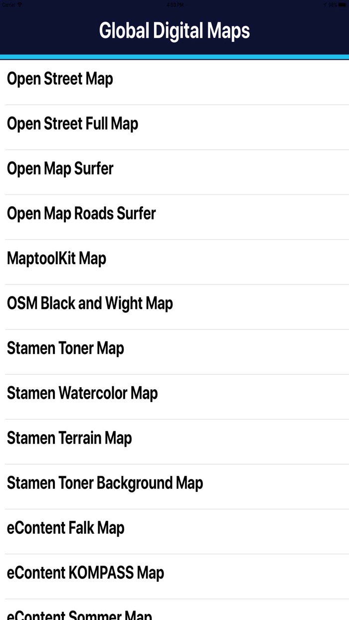 World most Popular Maps