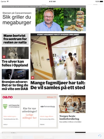 Oppland Arbeiderblad screenshot 2