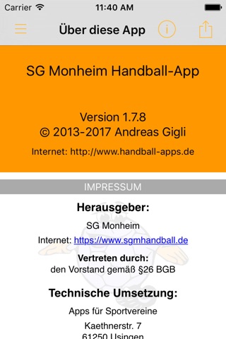 SG Monheim Handball screenshot 4