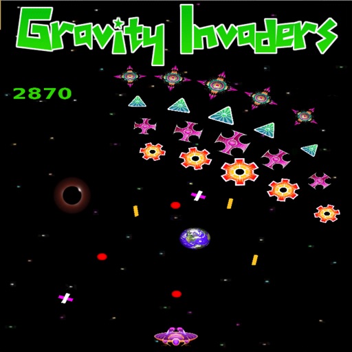 Gravity Invaders in space icon