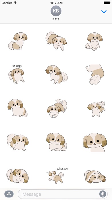 Shih Tzu Dog - Shihmoji Emoji Sticker screenshot 2