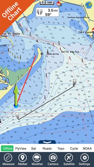 Southern France Nautical Chart(圖3)-速報App