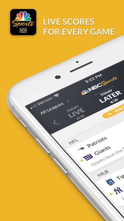 NBC Sports Scores